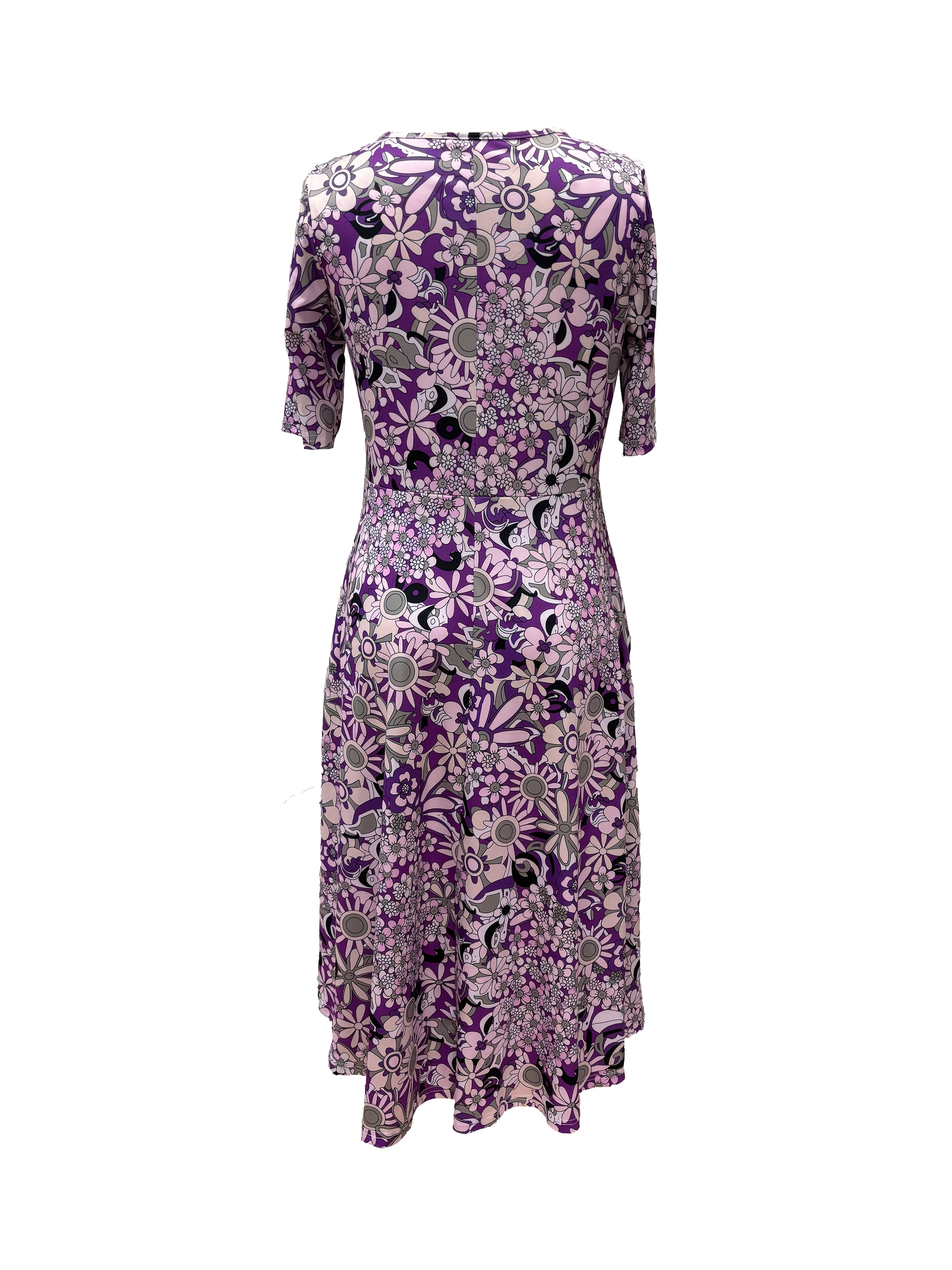Rosavelle™ | Vintage Floral Pocket Maxi Dress