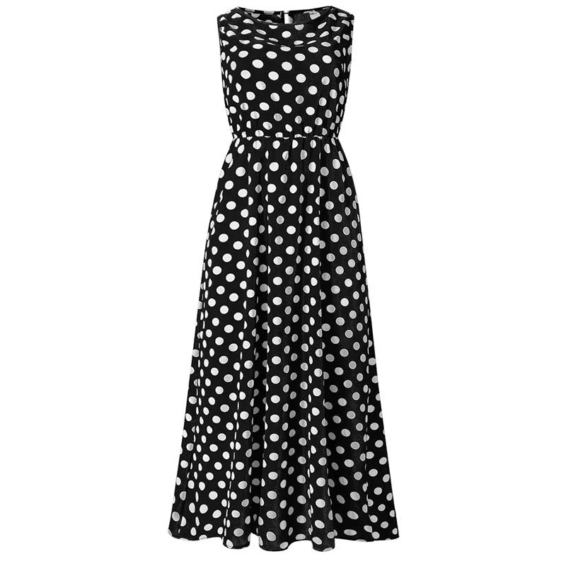Ernest London | Smart dot dress with waist