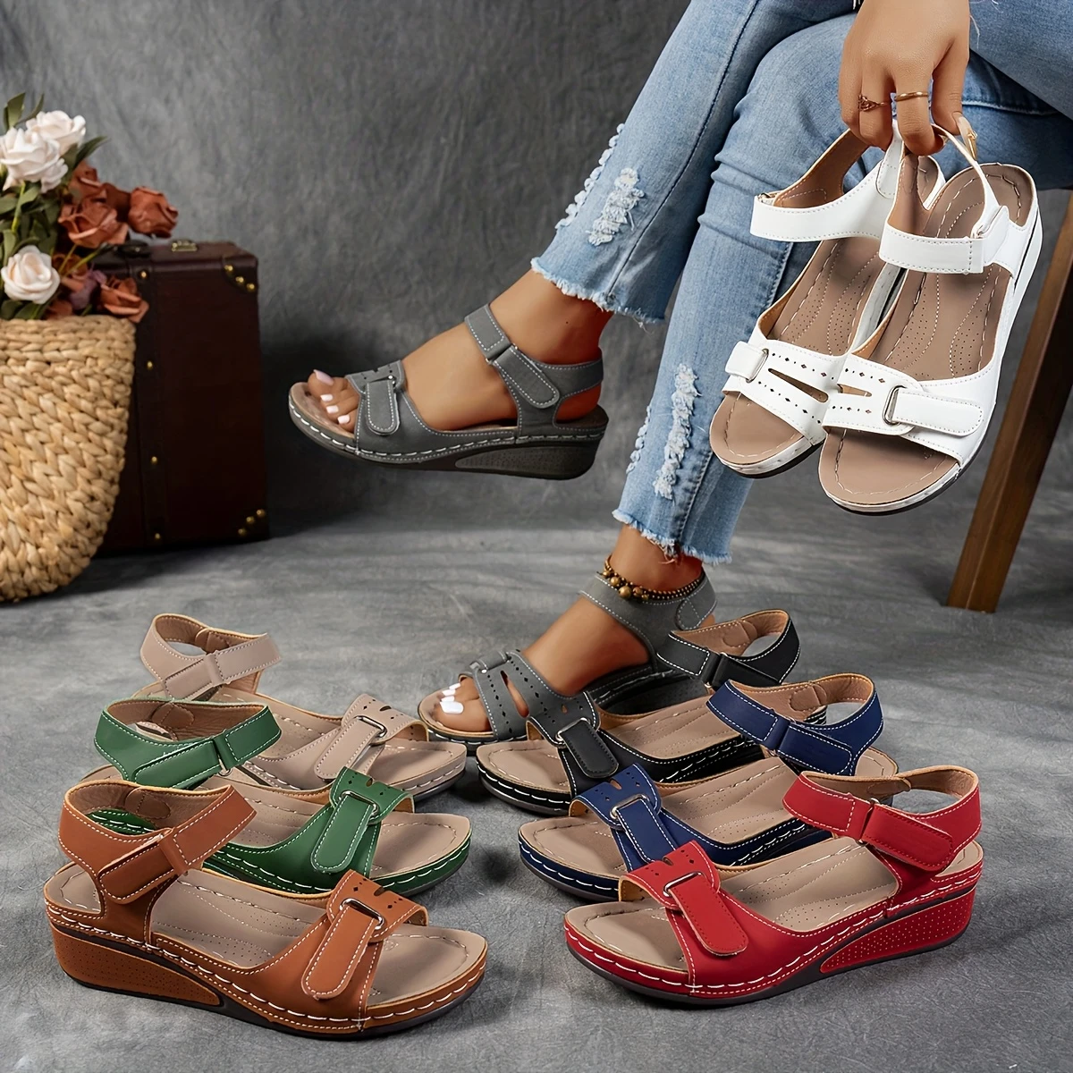 SERENA™ – ORTHOPEDIC WEDGE ARCH SUPPORT SANDALS