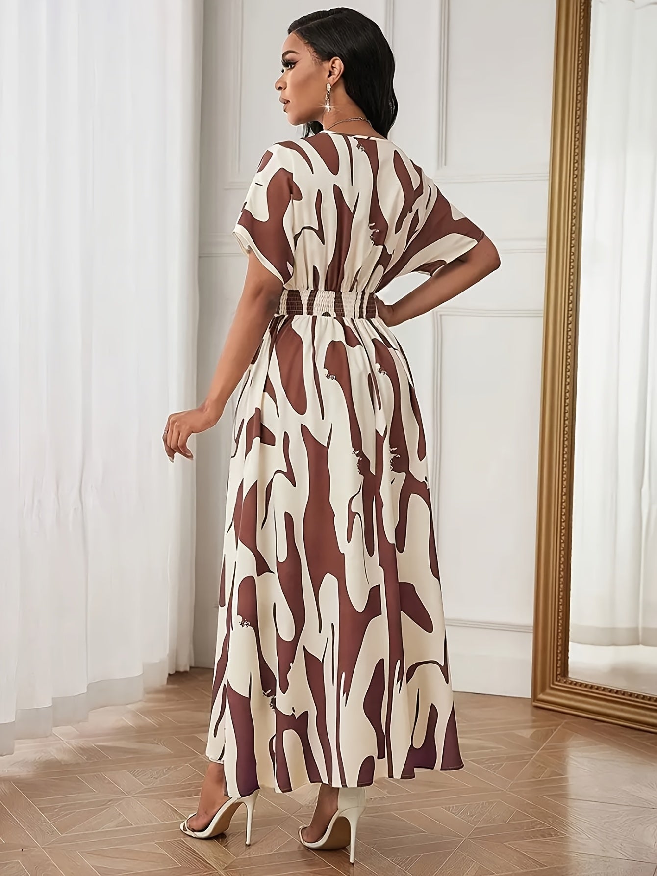 Veloura™ | Elegant Flowing Statement Maxi