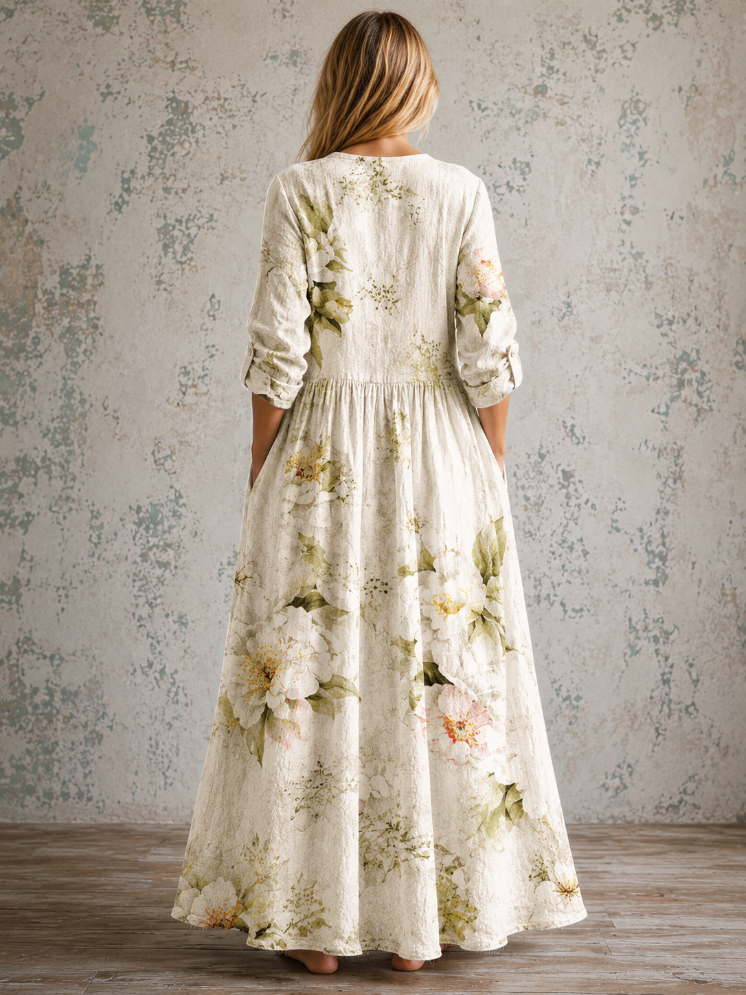 ANNE™ | FLORAL LINEN SUMMER DRESS