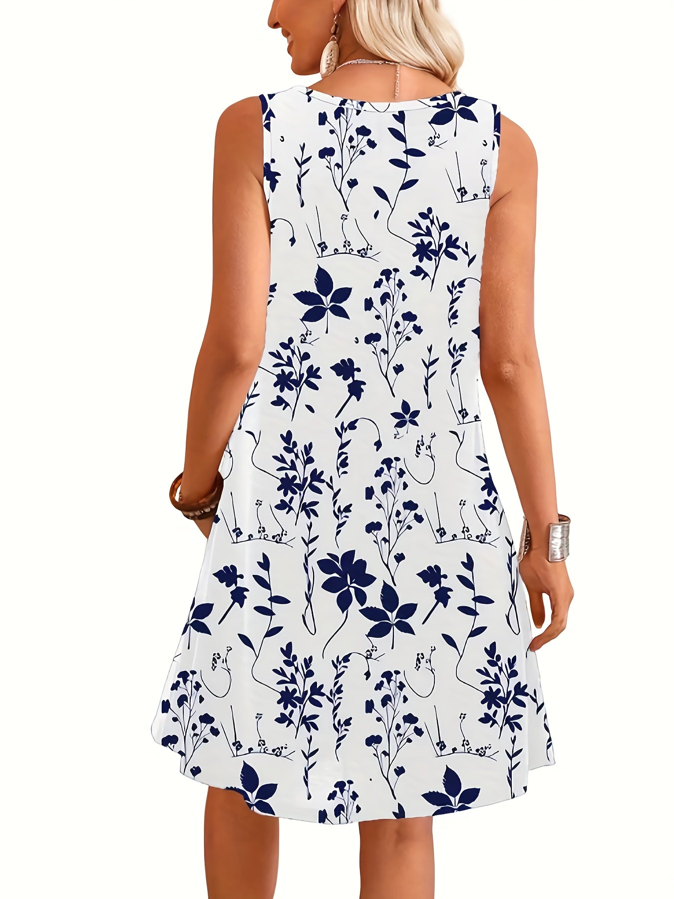 Serelise™ | Elegant Floral Swing Dress