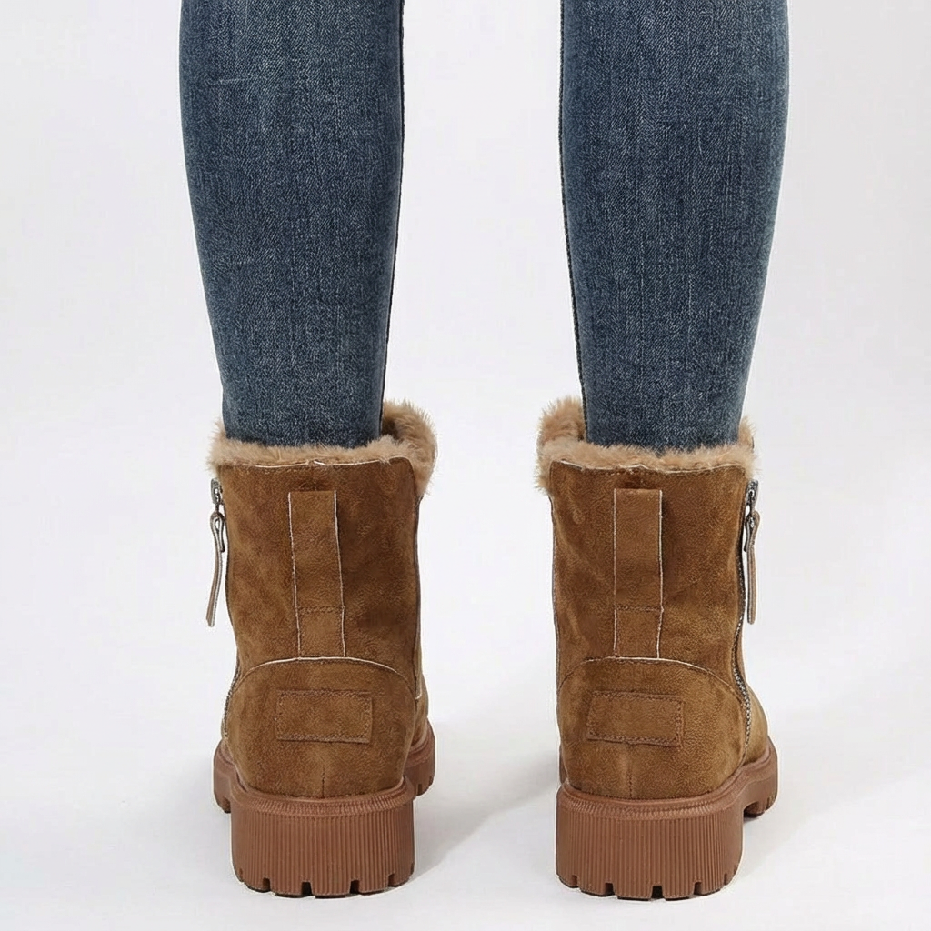 Campbell™ | Faux Fur Lined Ankle Boots