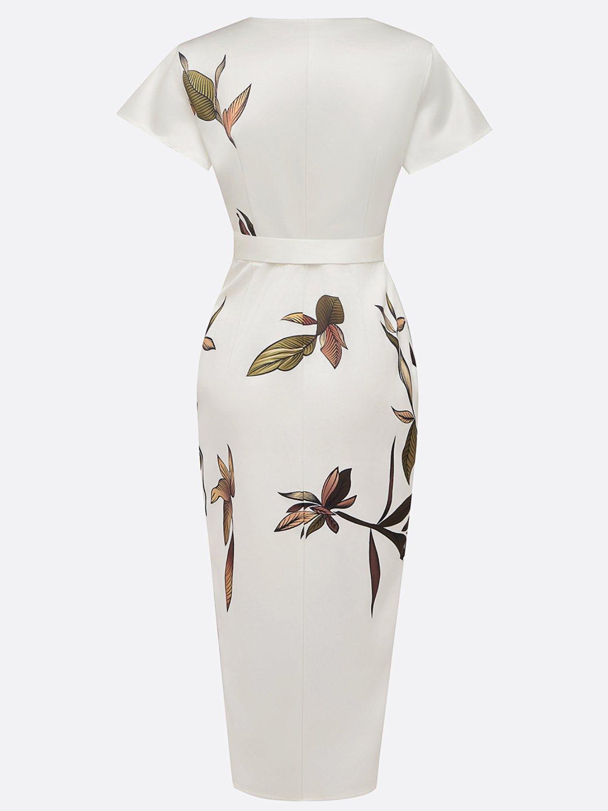 Judy Satin Midi Dress