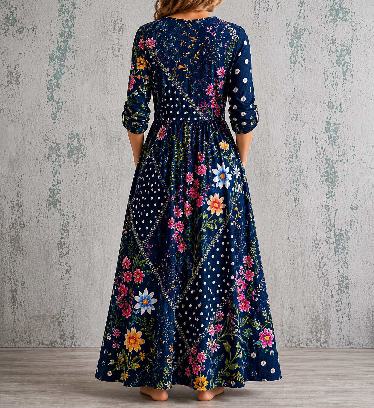 LINDA™ | FLORAL LINEN SUMMER DRESS