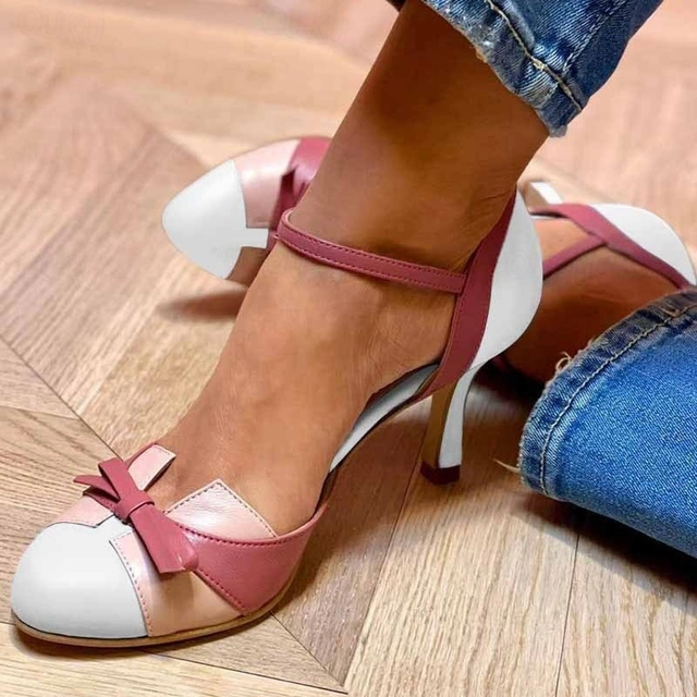 JANINE | ELEGANT ROUND TOE HEELS