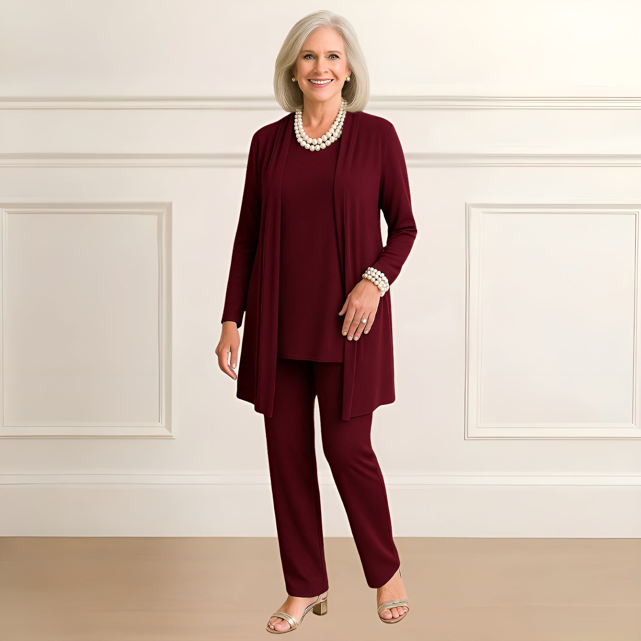 Olivia™ | Rosy Knit Set
