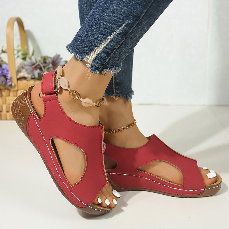 Selene™ – ANKLE STRAP PLATFORM SANDALS