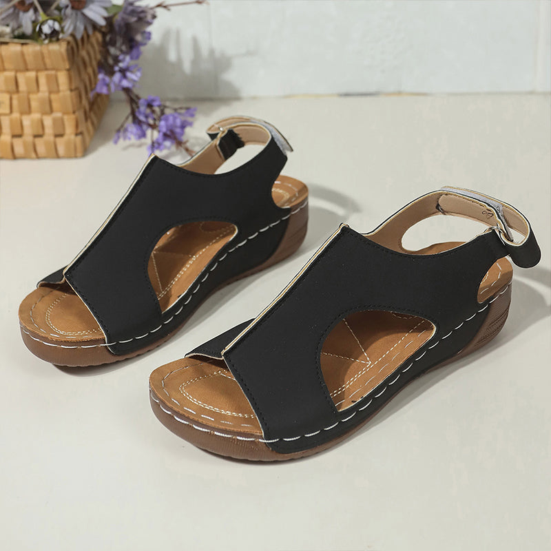 Selene™ – ANKLE STRAP PLATFORM SANDALS